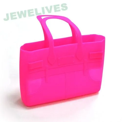 Fahion &amp; Waterproof Big Size Silicone Shopping Bag 