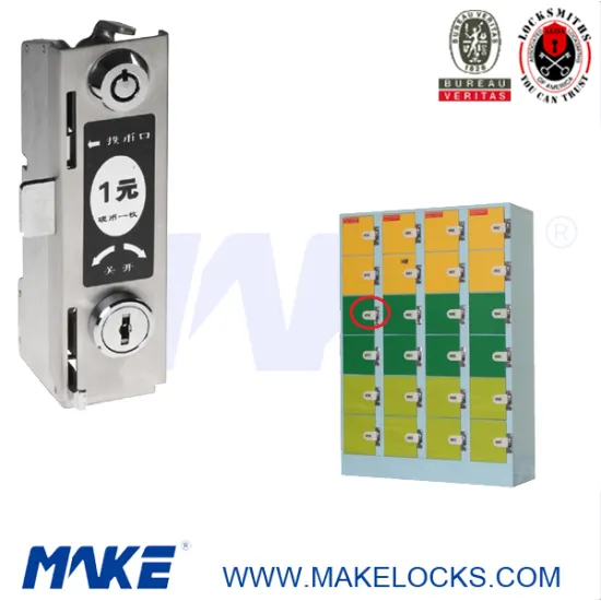 Supermarket Coin Charge Locker Lock with Master Key
