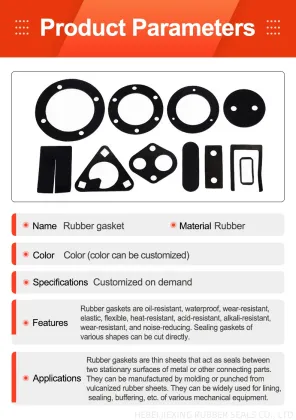 Rubber Parts High Resilience Rubber Gasket