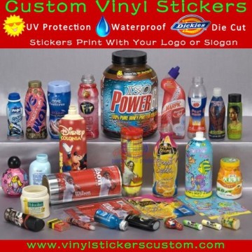Removable Frozen Kitchen Bottle Stickers