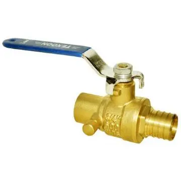 TXPDC 600 WOG Regular Port Lead Free Brass Ball Valve With Drain