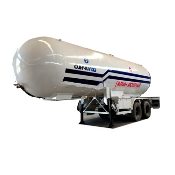 40000liters LPG Delivery Tanker Semi Trailer Double-Axle 18tons Cooking Gas Delivery Truck Trailer