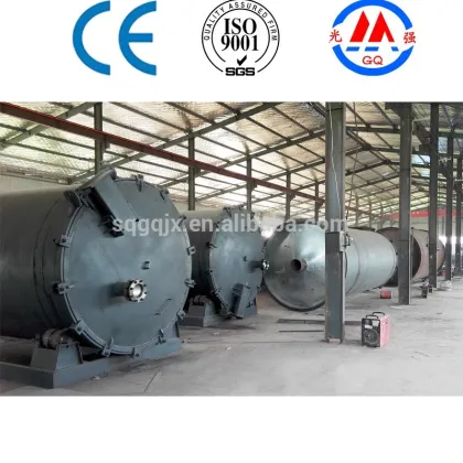 environment protection type continuous rubber pyrolysis rubber oil machinery rubber to diesel oil machinery