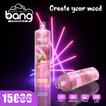 Bang SHISHA 15000Puffs Disposable Vape Electronic Cigarette