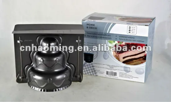 carbon steel 3D birthday cupcake cake mould