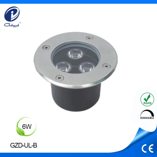 Factory wholesales recessed 6W outdoor inground light