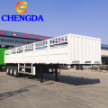 40Ton High Drop Side Wall Cargo Semi Trailer