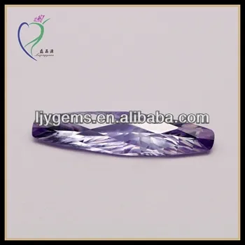 lavender Color rough marquise shape cz gems stone