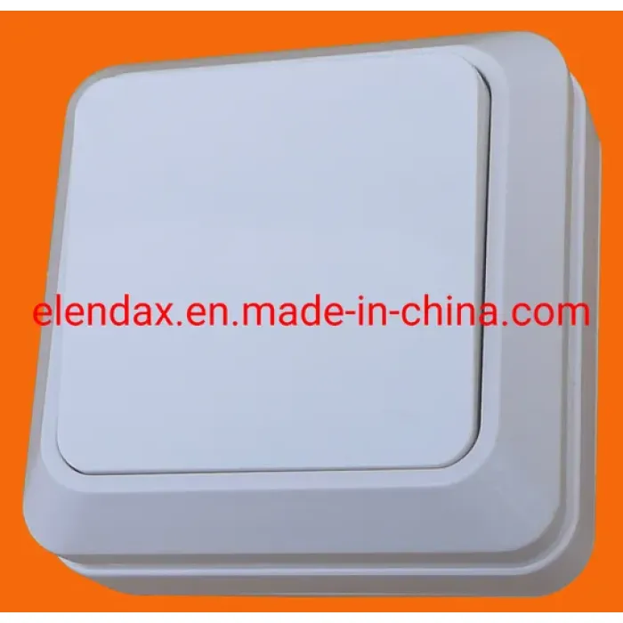 Sakelar Daya Dinding Terpasang di Permukaan Gaya Eropa S1101