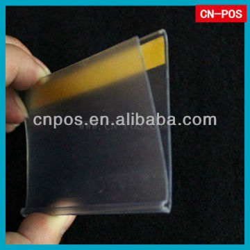 supermarket plastic shelf sign holder for display