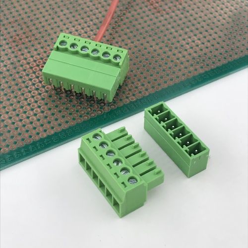 16-28 AWG 3.5 PCB 6 way terminal block