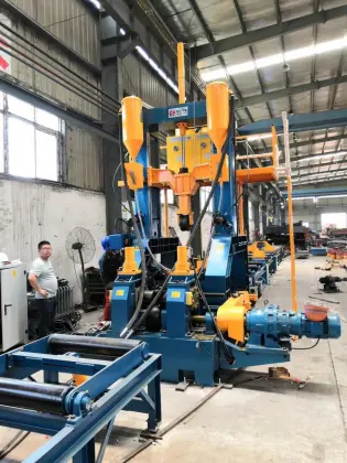 Automatic Integrated h beam welding assembly machine