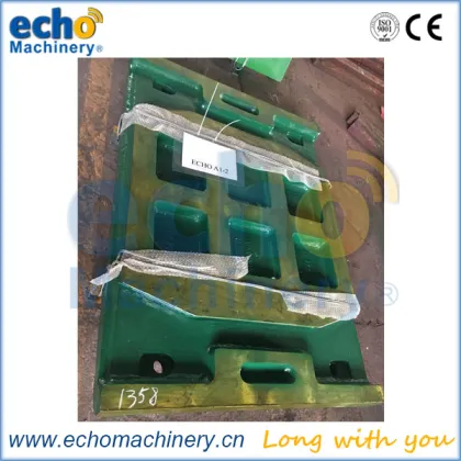 mining machinery parts Metso C110 fixed and movable jaw plate