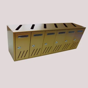 Aluminum apartment mailbox