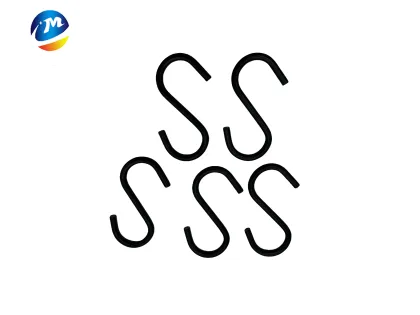 Mini Zinc Plated Silver S-Hook Small S-Shaped Iron Metal Hooks