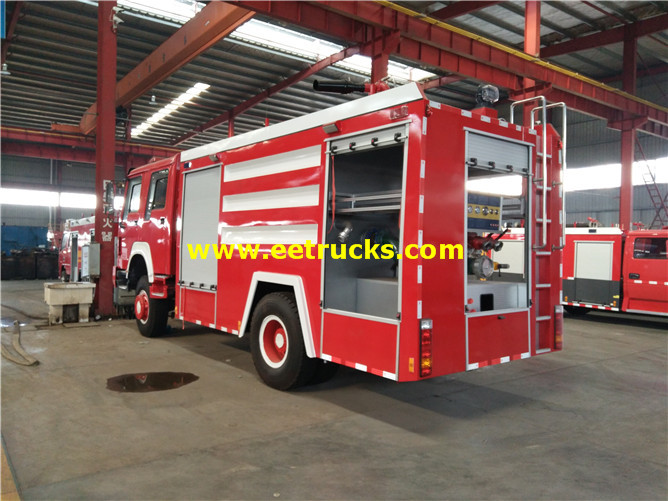 HOWO Water Fire Fighting Trucks