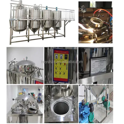 Refined Deodorized Oil Making Machines: Soya, Sunflower, and Corn Oil Refining Equipment