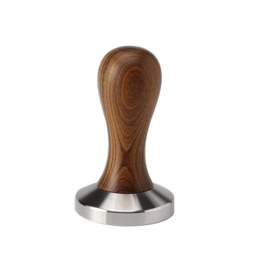 Espresso Coffee Tamper with Wooden Handle