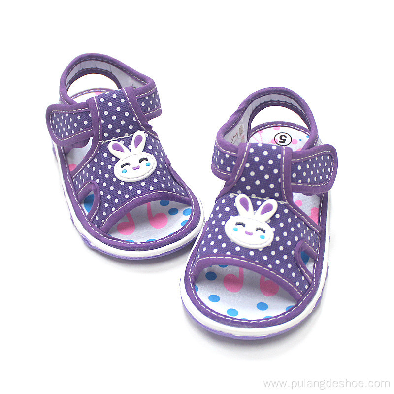 baby girls sandals with sound