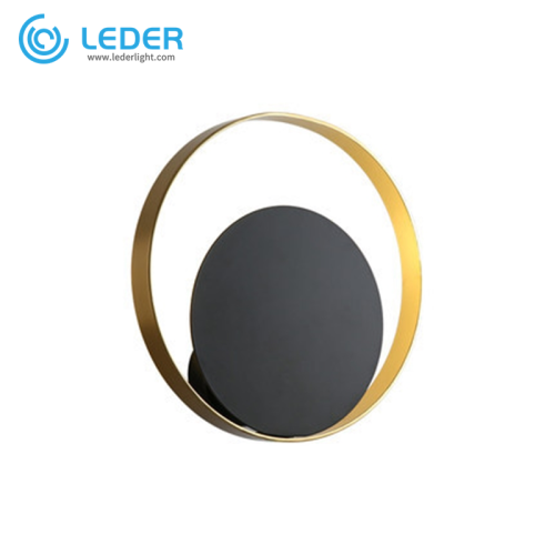 LEDER Black Indoor Wall Lamp Shades