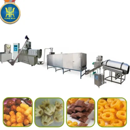 puff snacks processing line golden finger snacks machinery