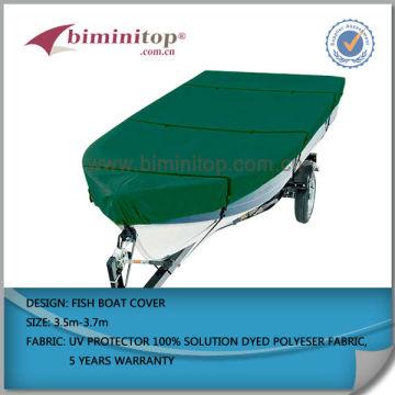 Various type waterproof V-hull boat cover