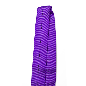 1 Ton 1M To 10M Length Cheap Price Polyester 1T Round Lifting Sling Belt Purple Color Safety Factor 8:1 7:1