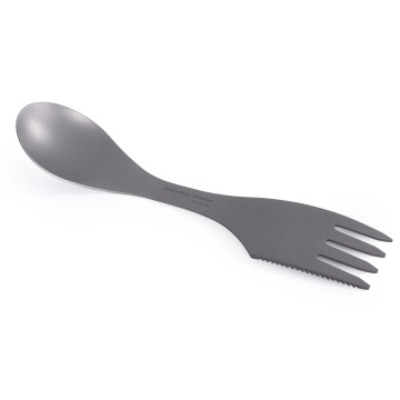 Boundless Voyage Titanium Camping Cutlery Set - Lightweight 3-in-1 Spoon, Fork & Knife