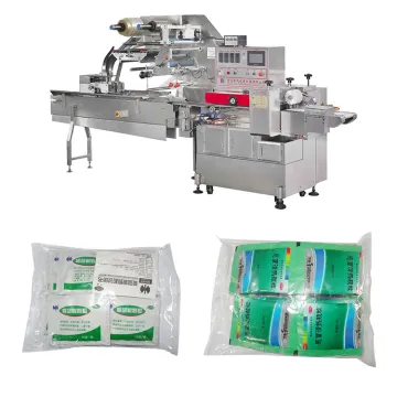 Automatic 3 Servo Motor Horizontal Pillow Packaging Machine