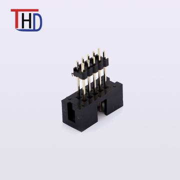2.54mm Pitch 10 Pin Dual Row Female Box Header for Electronic Meters
