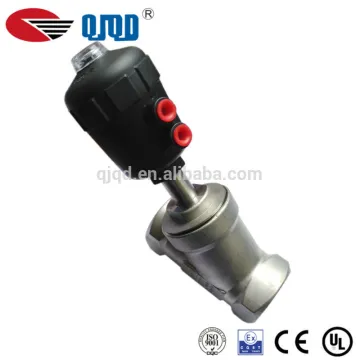 16Bar PA Actuator Double Acting Threaded Steam Pneumatic Angle Seat Valve