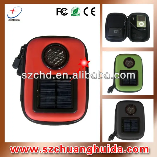 solar product with speaker