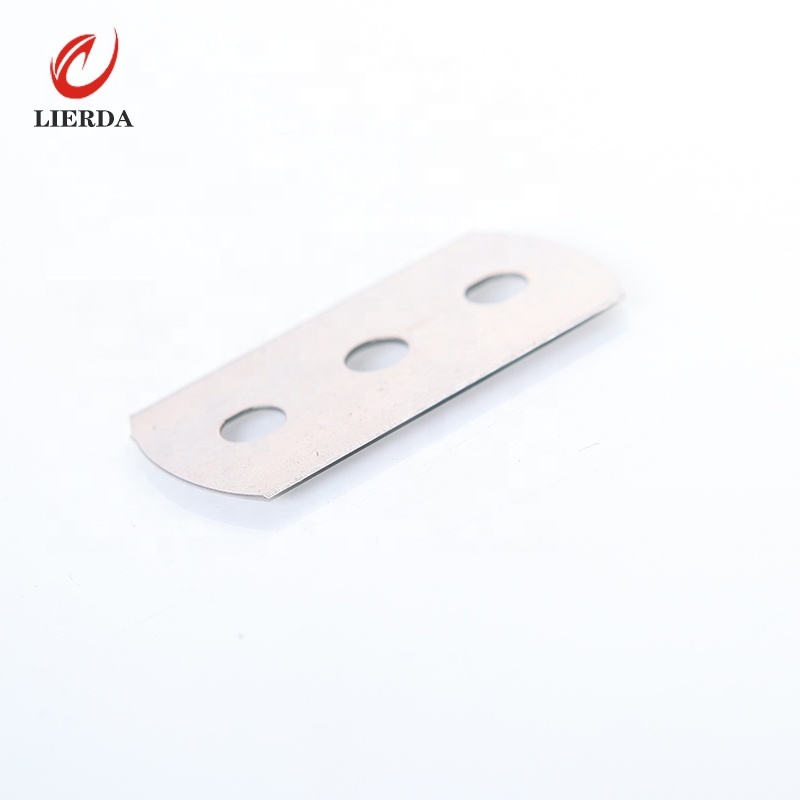 43x22mm Round Head Three-Hole Disc Sampler Blade for Weight Meter