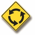 BSW Sécurité routière PVC Panneau de signalisation de sécurité jaune réfléchissant