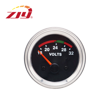 52mm Voltmeter16-32V auto meter veethree