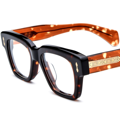 Premium Thick Square Acetate Optical Glasses
