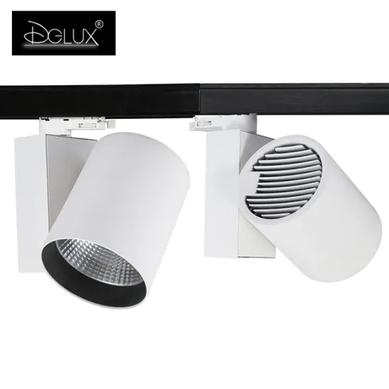 DGLUX Optical Concentrating Adjustable Aluminum White COB LED Track Light