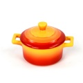 High Quality Yellow Soup Pot Small with Lid