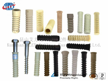 screw dowels for railway screw spike