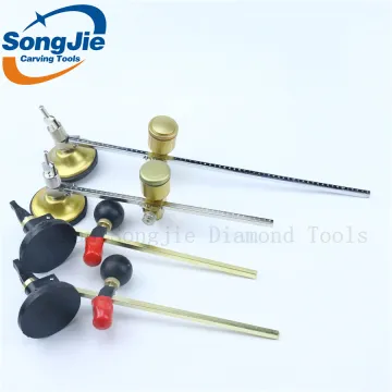 Professional Six Wheel Oiling Diamond Circle Glass Cutter for Round Shape Glass
