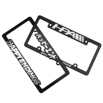 Custom Plastic Car License Plate Frame for USA Standard