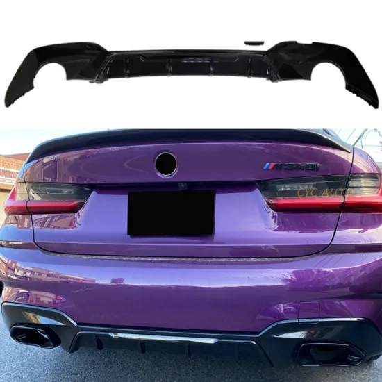MP Competition Style Rear Bumper Lip for BMW 3 Series G20 G28 M-Sport M-Tech M330i M340i
