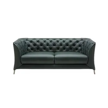 Modern Leather Sofa Set for Sectional Living Room Furniture