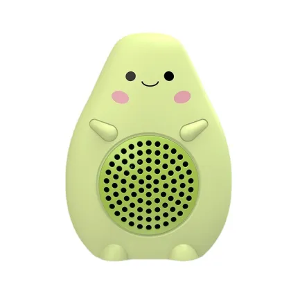 Creative Avocado Cartoon Mini Stereo 5.0 Speaker with FM Support and Portable Subwoofer
