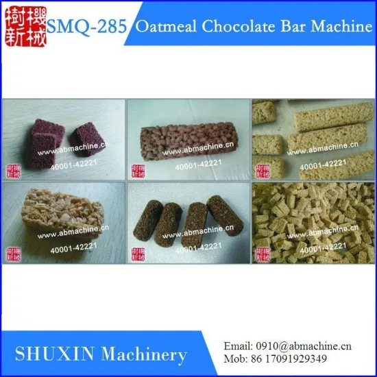 Small capacity oatmeal chocolate bar machine