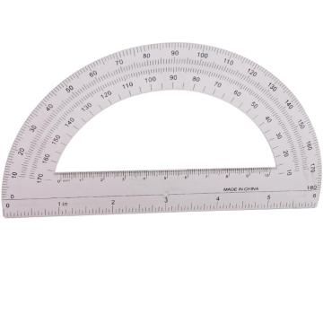 High Quality OEM Transparent 180 Degree Protractor