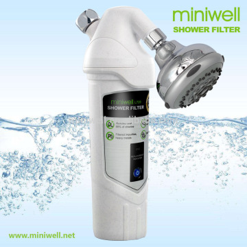 Miniwell L720 Shower Filter with shower head, Chlorine Removal, prefect for skincare