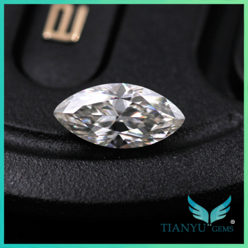 Factory Hot Sale Marquise cut harga per karat moissanite for engagement rings