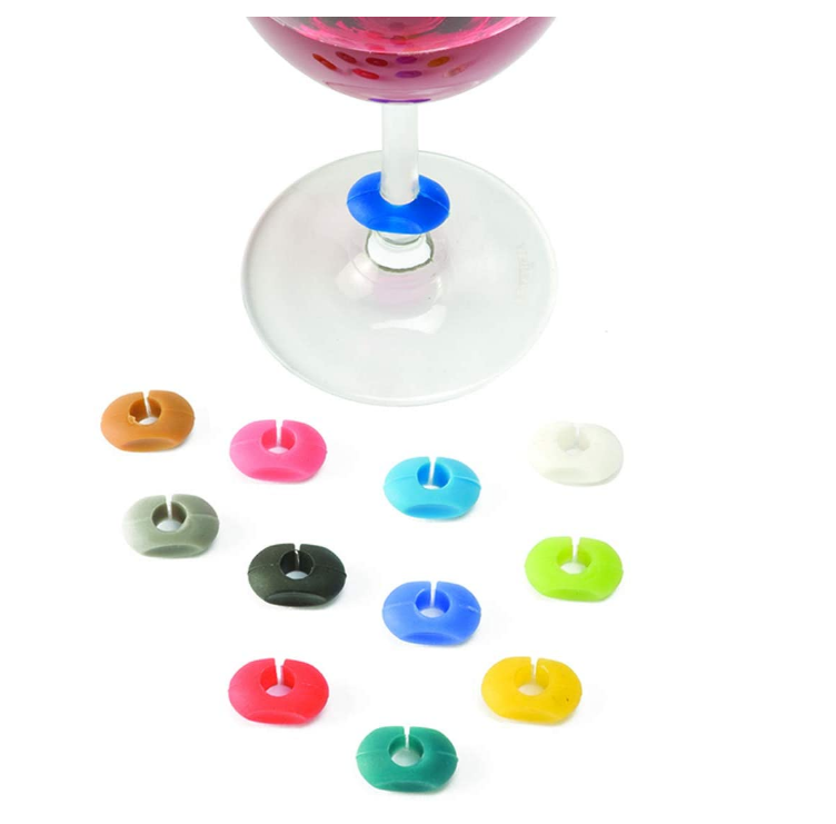 Silicone Wine Glasses Marker