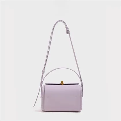 Cute Purple Bag with Chain Strap